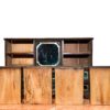 Coin cabinet in walnut 1700s - Image 4