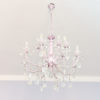 Iron chandelier with drops
