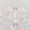 Iron chandelier with drops - Image 3