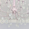 Iron chandelier with drops - Image 6